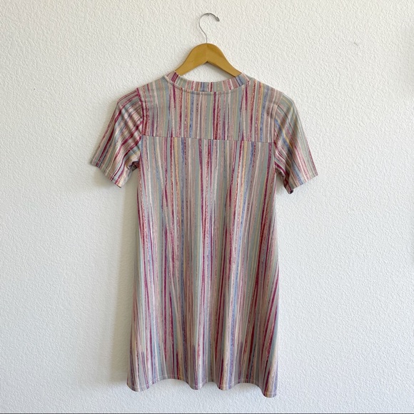 BCBG Multicolor Striped Swing Dress - Small - Picture 6 of 7